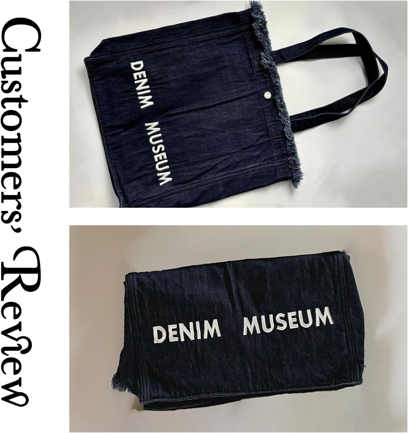 Premium Niche Lightweight Foldable Designer Shoulder Bag | Aesthetic Boho Red Fringe Denim Tote Bag with Zipper pockets - Image 9