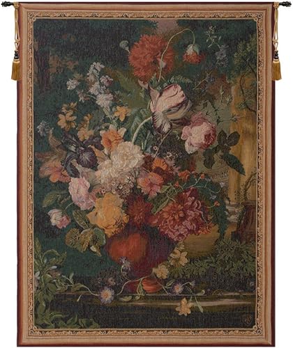 Bouquet flamand - Tapiz francés de 44 pulgadas x 33 pulgadas. lanaalgodónotro de Charlotte Home Furnishings