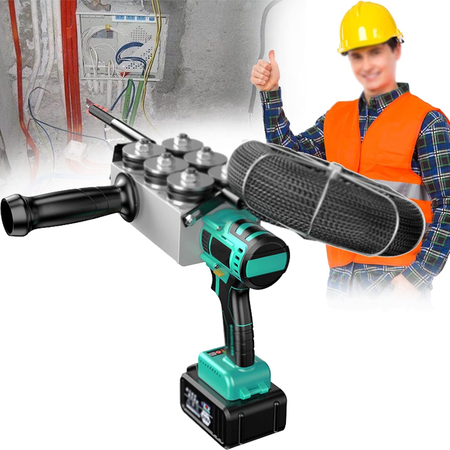 Wall Threading Wire Machine,Electrician's Threader,Fish Tape,Electrical Wire Puller Tool,for Construction Hydroelectric Power Communication Home Decoration