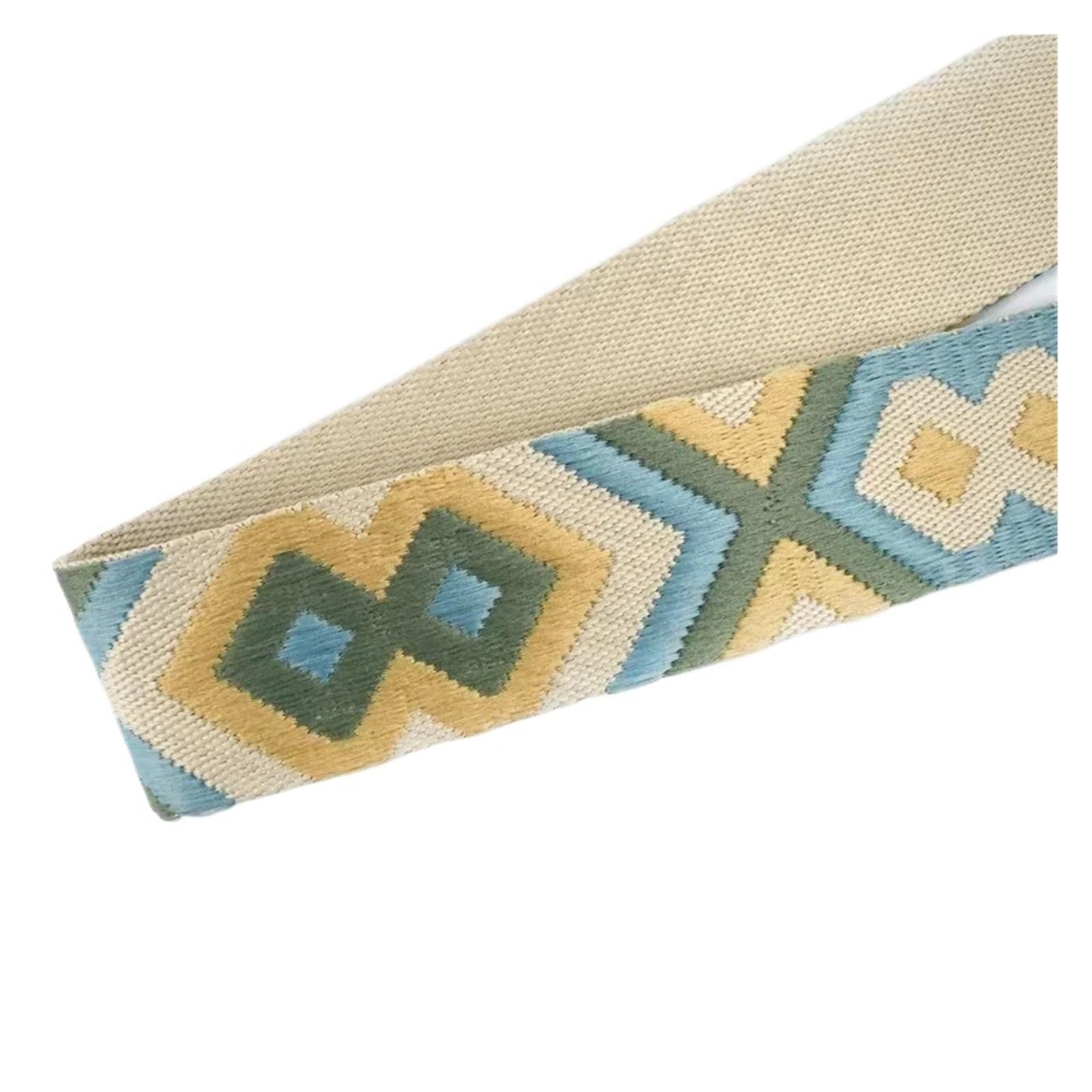 Ruban Jacquard Sangle de sac Jacquard 2 à 5 mètres 38/50 mm, ruban décoratif for vêtements, biais, accessoires couture(29-50mm,5Meters)