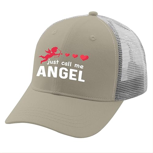 Miniatura 2 de KEHUASW Mens Trucker Hats Valentines Day Hat for Men Retro Caps Breathable Ponytail Trucker Hat