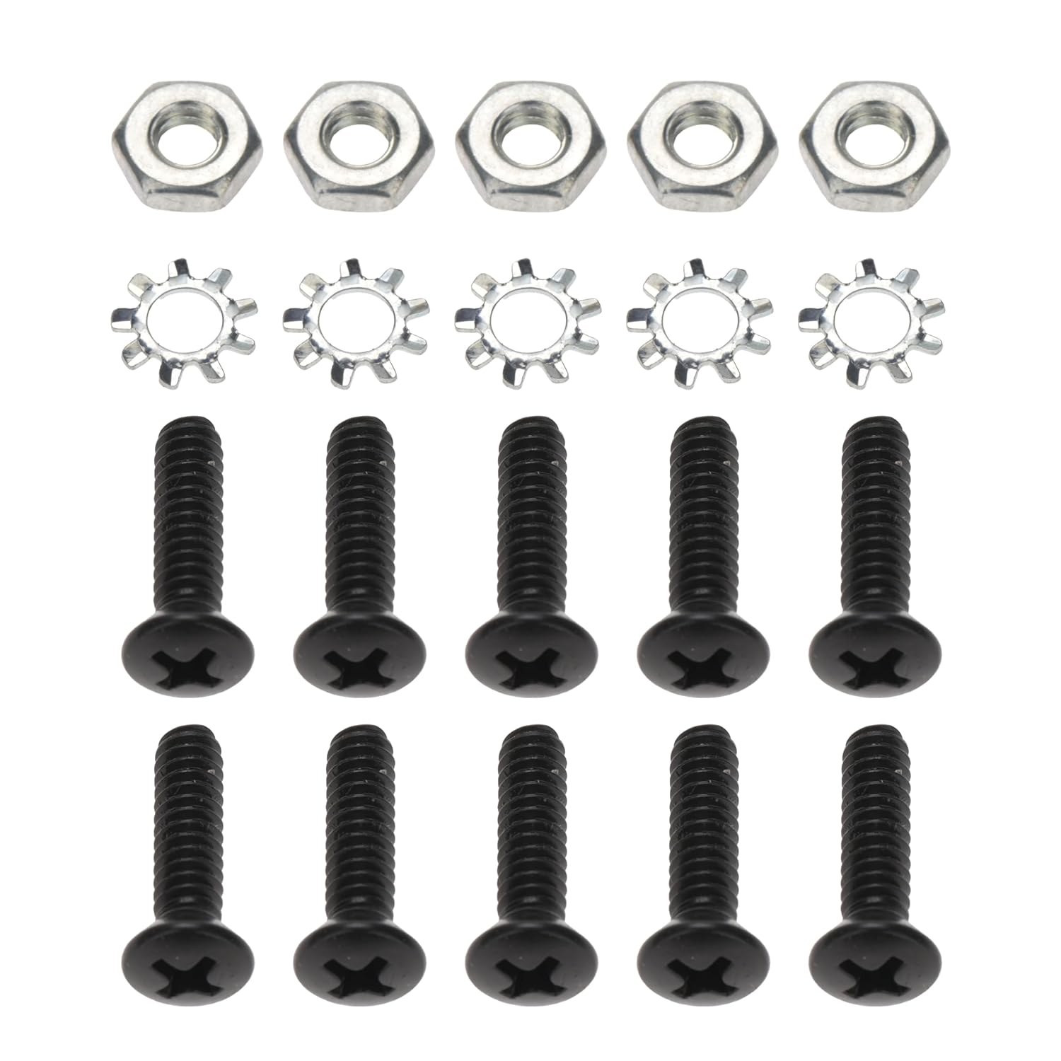 1970–1982 Corvette C3 Rocker Panel Molding Fastener Kit – 24‑Piece, OEM‑Style Screws, Nuts & Washers