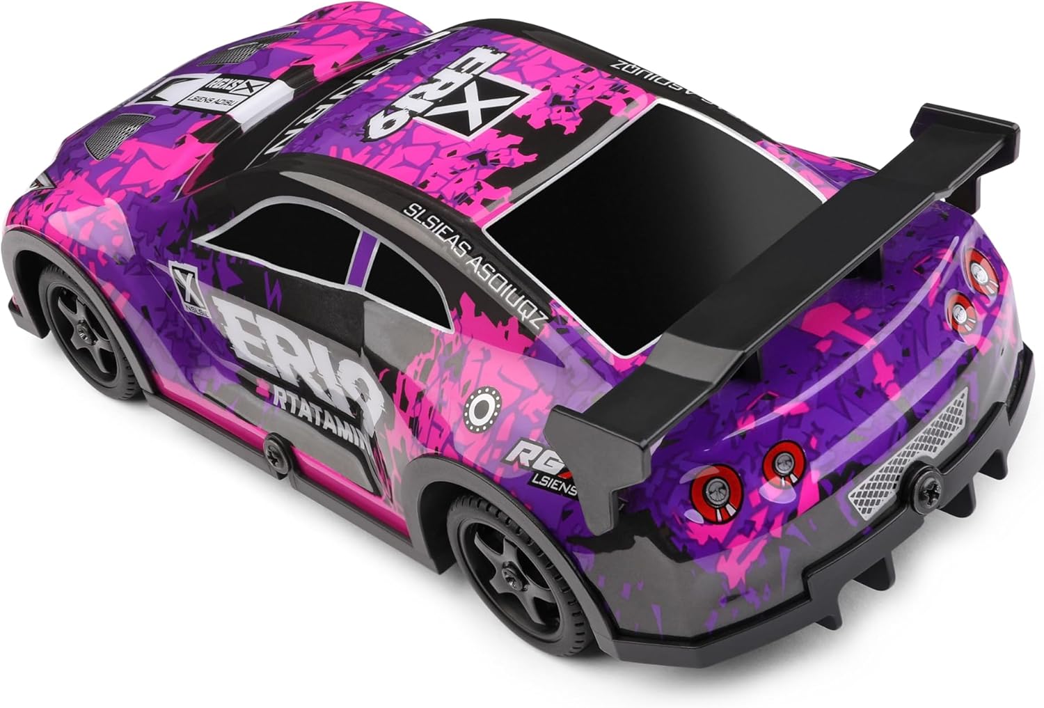 1:22 Scale RC Drift Car - 4WD Mini Racing Car 15KM/H High-Speed Racing Car, 2.4GHz Remote Control Racing Sport Hobby Grade for Adults (22206-Purple)