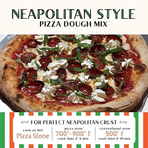 Miniatura 3 de Urban Slicer Pizza Worx - Masa de pizza de estilo napolitano - Kit de fabricación de pizza en casa para corteza artesanal clásica - Bolsas de 13.4