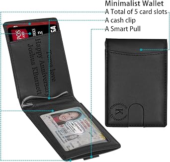 Custom Wallets for Men Dad, Personalized Engraved Photo Wallets,Bifold Wallets