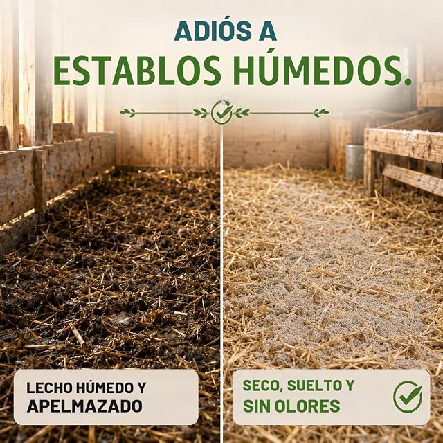 Foto 3 de 8 de GiDeli Tierra de diatomeas para pollos y jardín, 40 kg, tierra de diatomeas en polvo natural