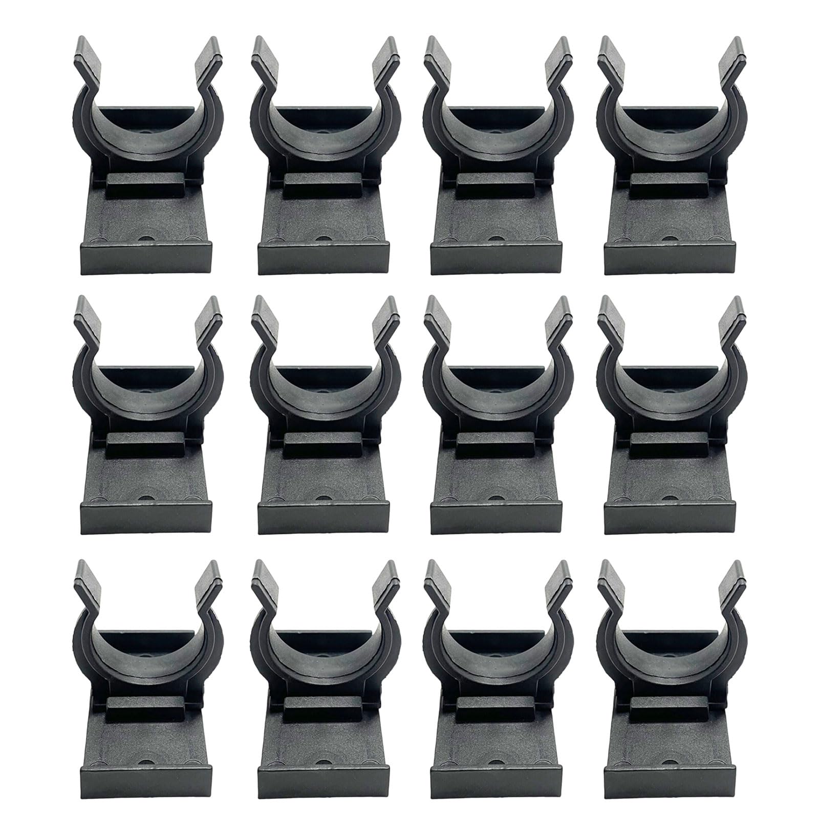 Jazuaiao 12Pieces Kitchen Plinths Holders Clip Sturdy Fasteners for 32 42mm Cabinet Feet Comes Without Screws Skirting Fasteners