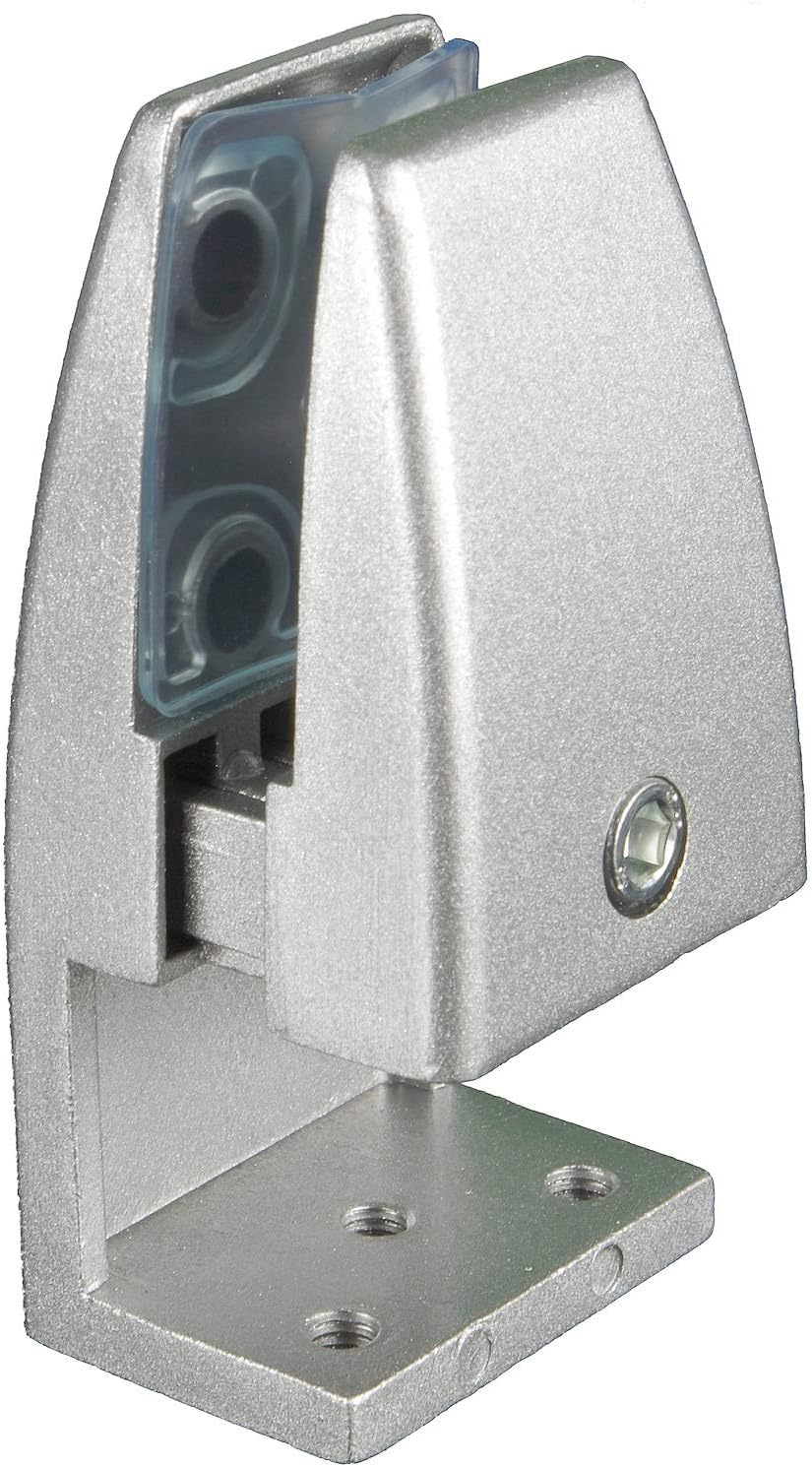 iMount SEM02 2pcs Slim Edge-mount Brackets for Desk Top Privacy Screens/Dividers - Silver - Image 3