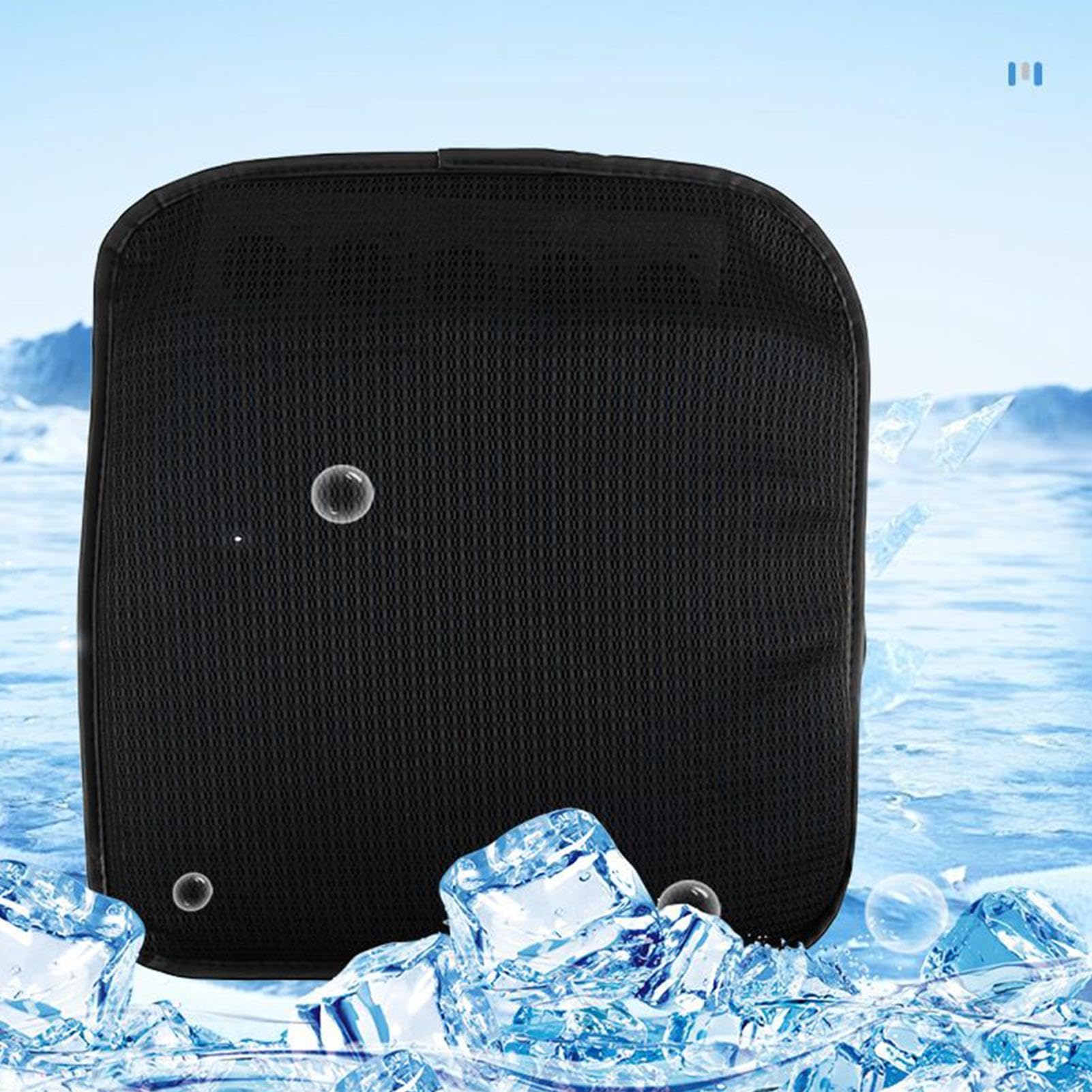 Almohadilla Refrescante Para Asiento De Coche Cojín De Asiento Para Coche | Con Ajuste De Flujo De Aire 3 Velocidades Para Conductor Camión Ancianos Silla De Ruedas