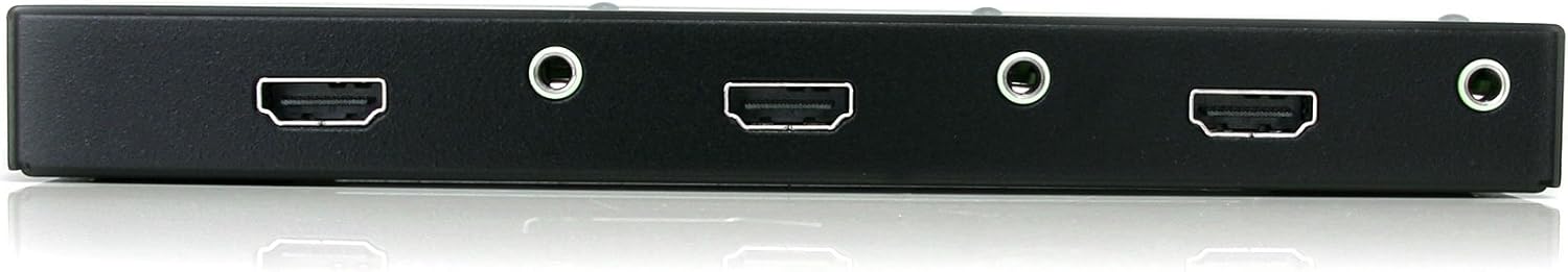 StarTech.com HDMI Splitter 1 In 2 Out - 1080p - 2 Port - Signal Amplifier - Rugged - HDMI Multi Port - HDMI Audio Splitter , TAA (ST122HDMI2)