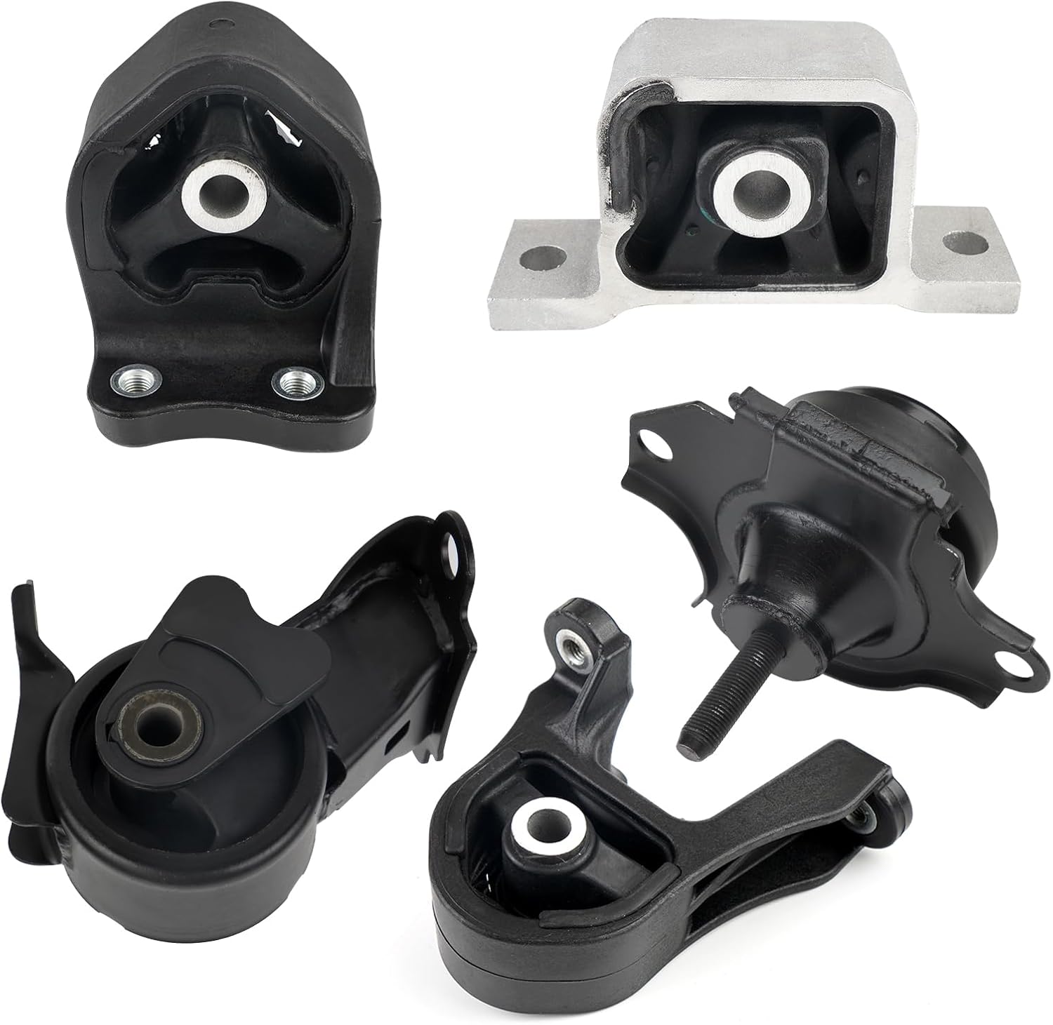 Engine Motor & Trans Mount Kit Compatible with Honda CR-V CRV 2002-2006 2.4L L4 Automatic Transmission Replace for A4504 A4506 A6596 A6597 A65010