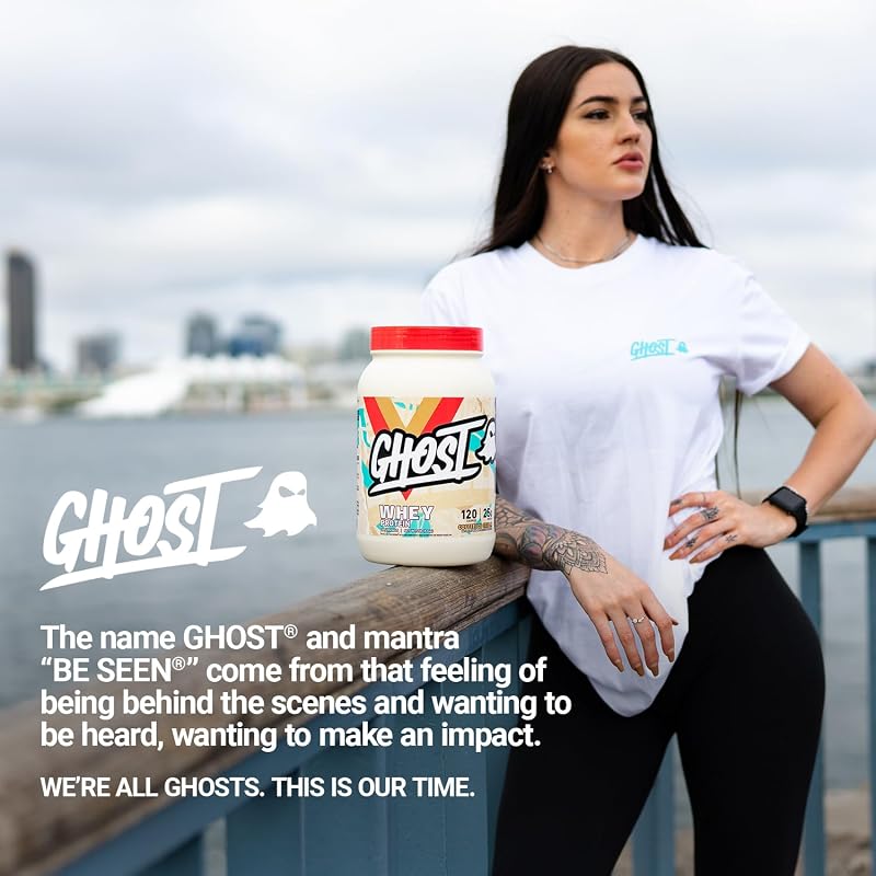 GHOST Whey Protein Powder, Coffee Ice Cream - 2LB, 25G of Protein image 6