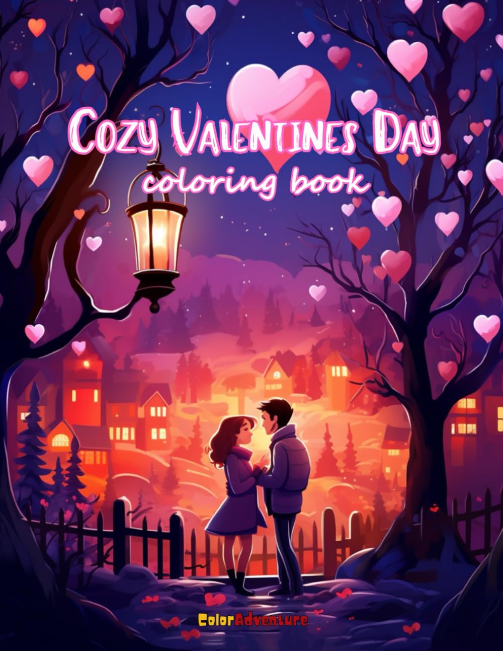 Cozy Valentines Day - Coloring Book: A Romantic and Relaxing Valentine’s Day Coloring Book for Adults and Teens