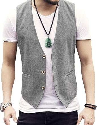 3 button vest