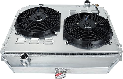 Miniatura 197 de Radiador de aluminio AA5052 de 3 filas compatible con Dodge Ram 2009-2021 1500 2500 3500 4000 V6 V8 Pickup AT/MT 3 filas,1 fila,Ventilador