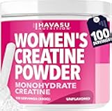 Creatine for Women - Formulated for Women - 3g Micronized Creatine Monohydrate Per Serving to Support Energy, Lean Muscle Mass, and Mental Clarity - Unflavored, Vegan, Non-GMO, 100 Servings