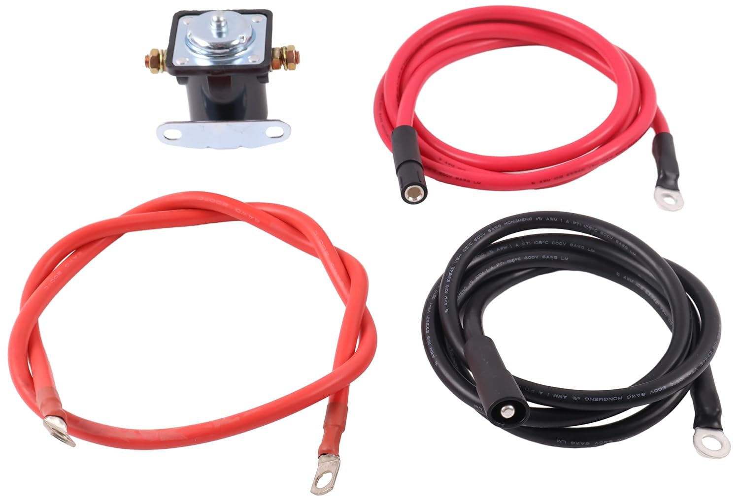 New Cable Wire & Solenoid Kit 05024 15671 15672 15370 Compatible with Meyer Snow Plow E46 E46H E47 E47H E57 E57H E60 E60H