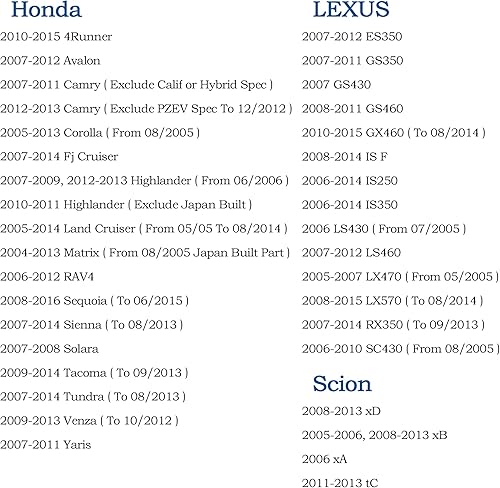 Miniatura 6 de 77300-06040 Tapa de gasolina, tapa de combustible para Toyota 2005-2015, Lexus, 4Runner, Avalon, Camry, Corolla, Highlander, Matrix, RAV4, Tacoma,