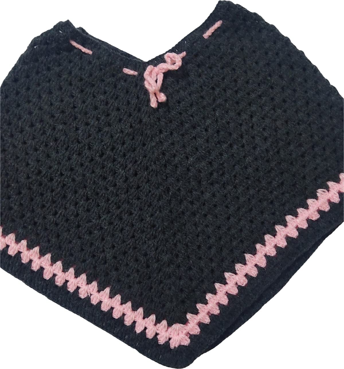 Cute Collection Hand made Woolen Poncho for 1 to 2 Years Baby Girls 1