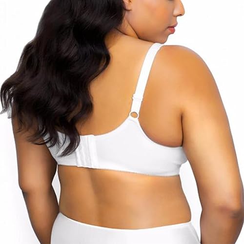 Miniatura 2 de Exquisite Form 5100535 Fully Cotton Soft Cup Wireless Full-Coverage Bra with Back Closure & Lace