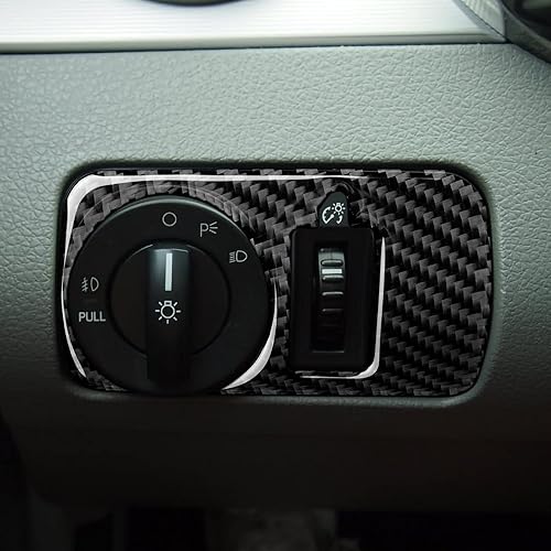 Miniatura 44 de Car Air Conditioning Control Panel Sticker Cover for Ford Mustang GT Shelby 2005 2006 2007 2008 2009 Accessories Carbon Fiber Decal Air Conditioning