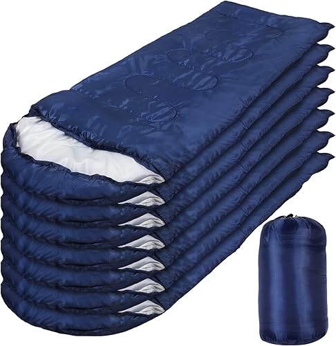 Miniatura 8 de Saco de dormir de campamento para adultos, saco de dormir frío y cálido para invierno para personas sin hogar, impermeable, ligero, con saco de