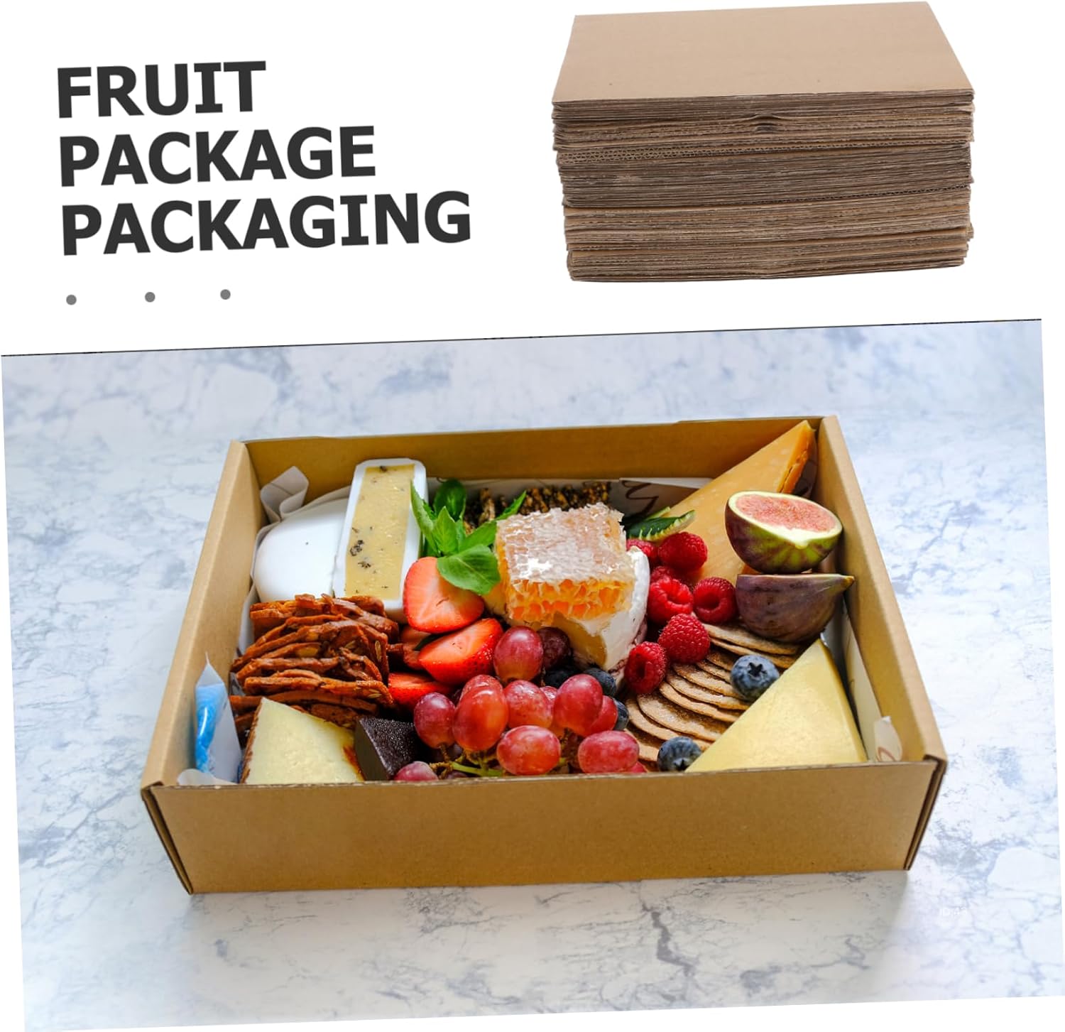 50pcs Corrugated Cardboard Dividers for Moving Boxes Cardboard Box Pads Dish Pads Moving Filler Inserts