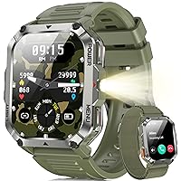 Blackview Smartwatch Uomo, 2.01" Smartwatch Militare Uomo Fitness con Chiamate Bluetooth