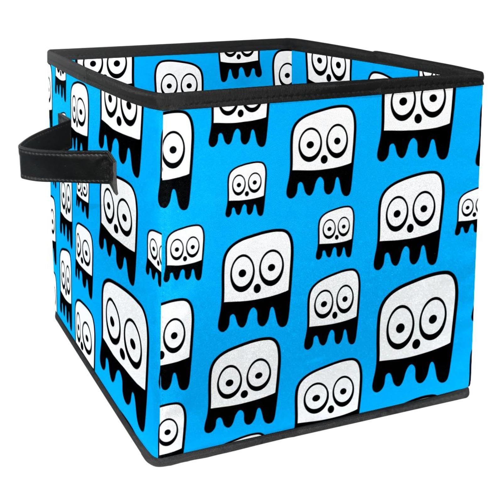 Boîte de rangement cube en tissu pour placard et chambre à coucher