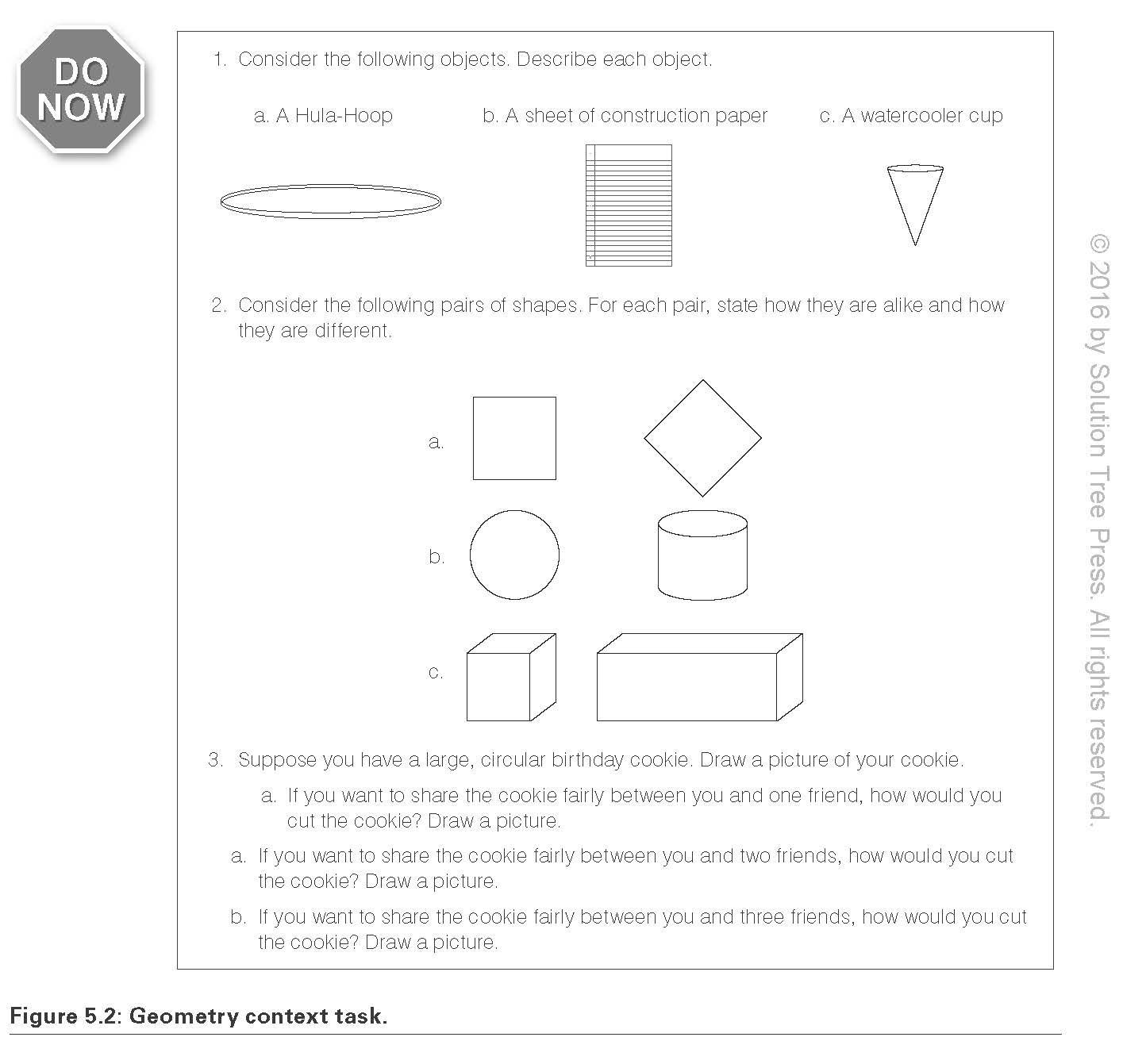 Making Sense of Mathematics for Teaching Grades K-2 (Communicate the Context Behind High-Cognitive-Demand Tasks for Purposeful, Productive Learning) (Solutions)