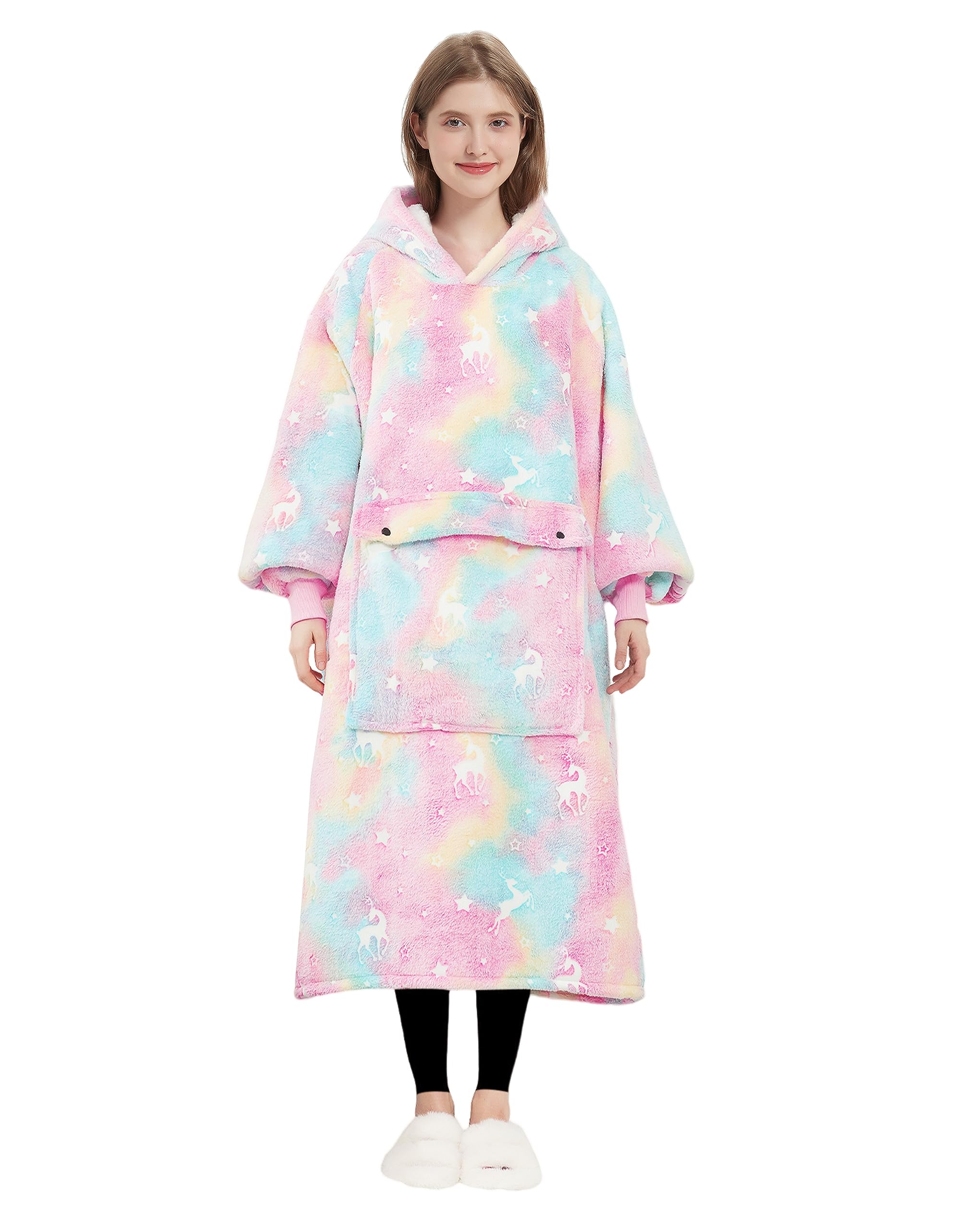 KFUBUO Unisex Child Wearable-blankets Wearable-blankets