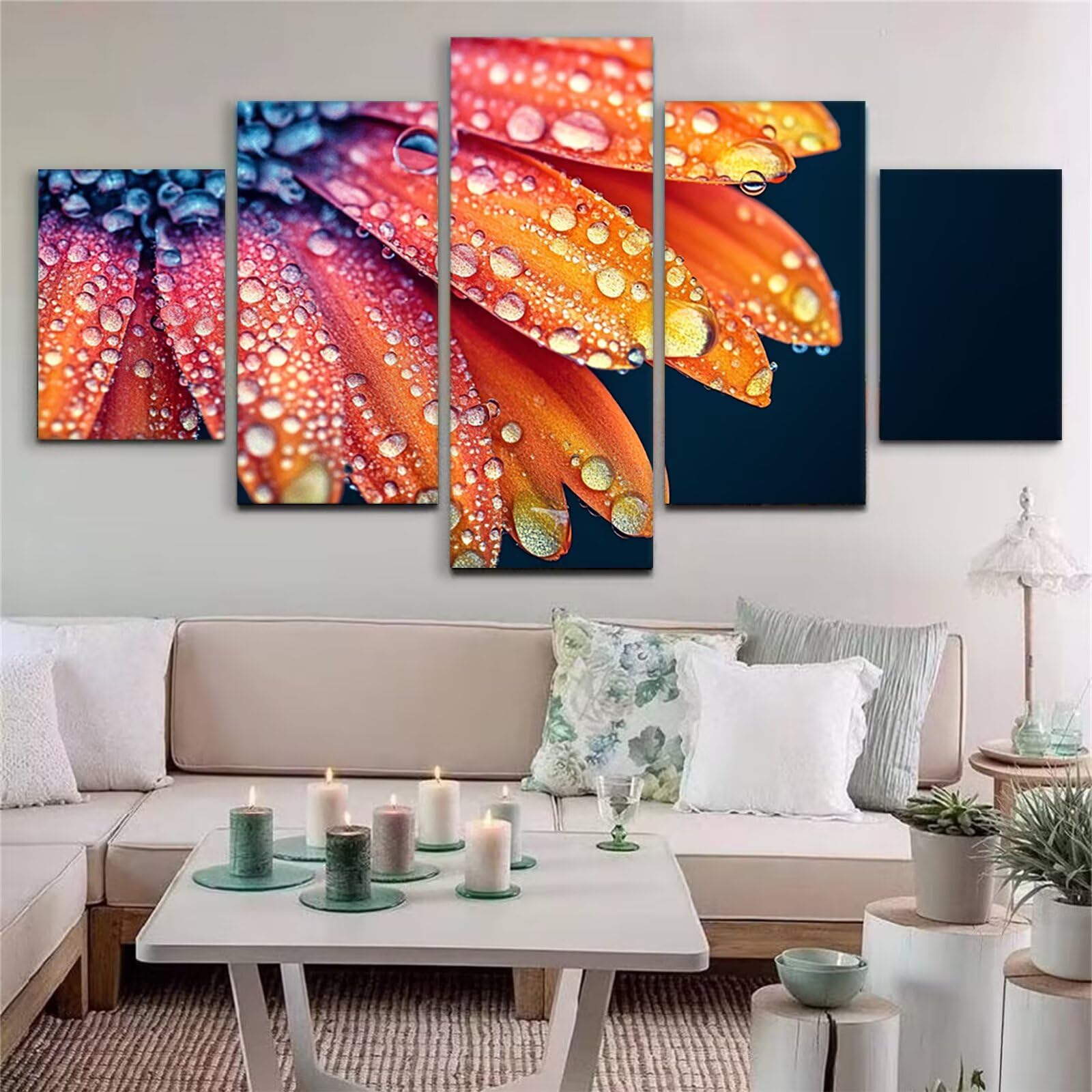 Malowanie diamentowymi stokrotkami, dla dorosłych, kwiaty, 5 sztuk, 5D "zrób to sam", pełne prostokątne kamienie, zestaw dla dorosłych, dzieci, zestaw do majsterkowania, do dekoracji domu, 150 x 80 cm