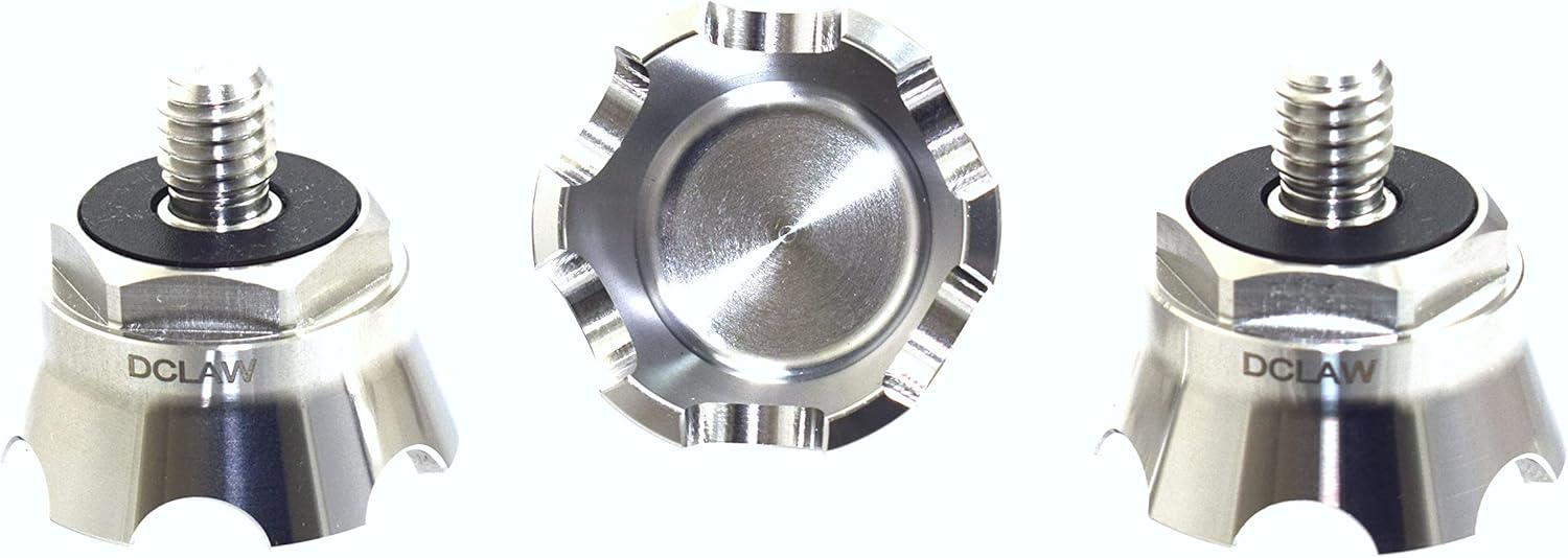 Desmond DCLAW Set of 3 Tripod Foot Claws Rustproof SS Stainless Steel 3/8" Universal Saltwater Safe