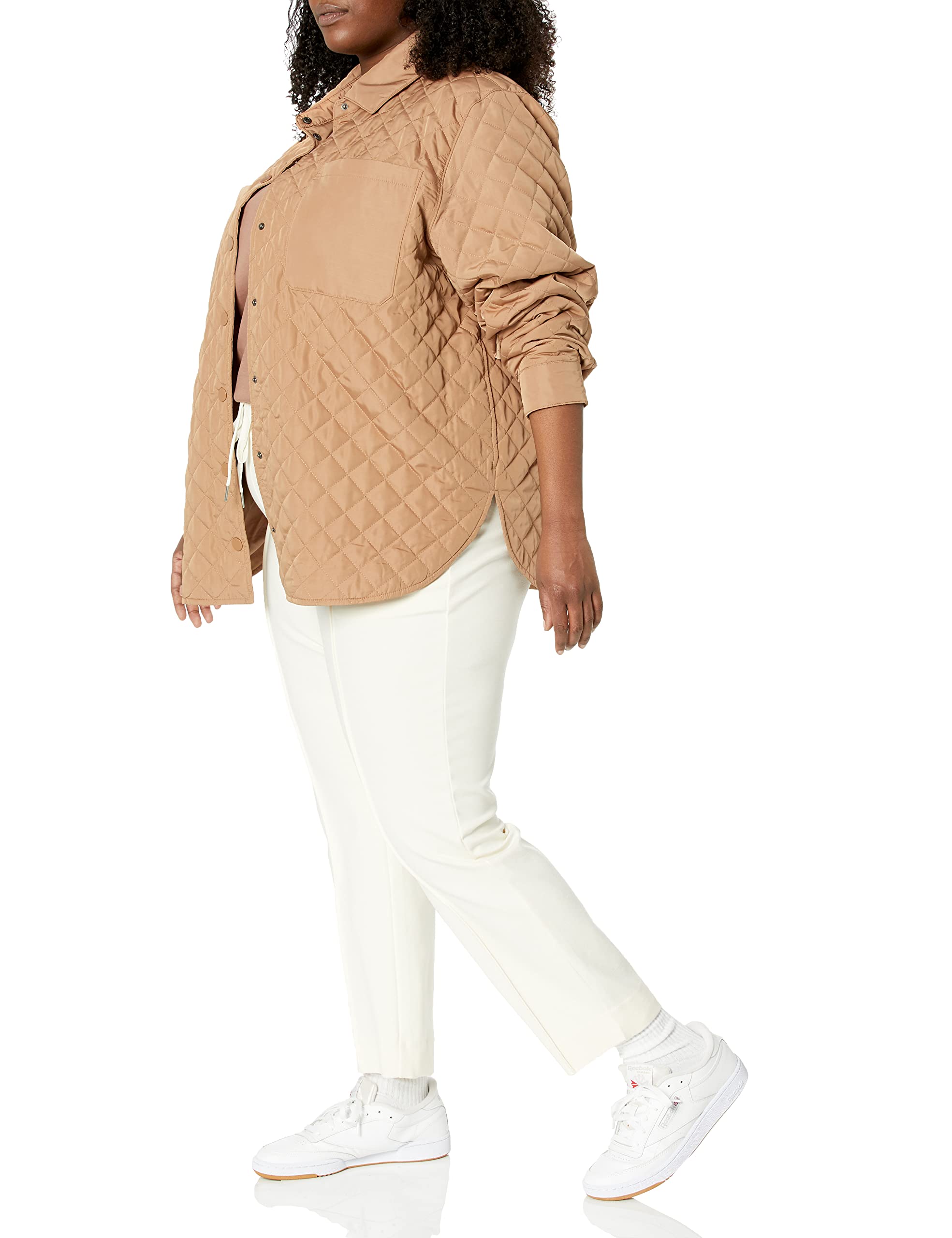 Amazon Essentials Femme Veste matelassée en Polyester recyclé décontractée (Grandes Tailles Disponibles) (Anciennement Amazon Aware)