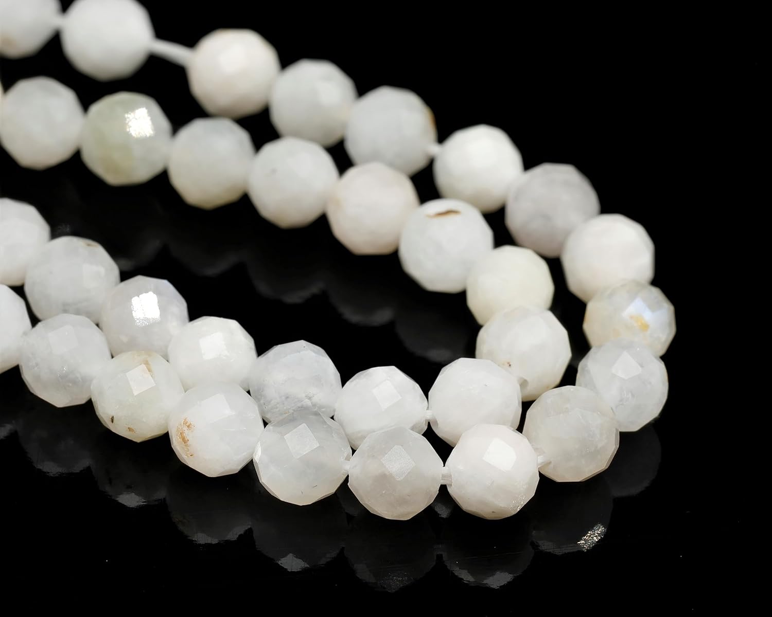 ElisaJewelryArt - Natural 3mm Labradorite Choker Necklace Genuine Gemstone Strenght Stone Clasp Closure Necklace Unisex Necklace - Image 2