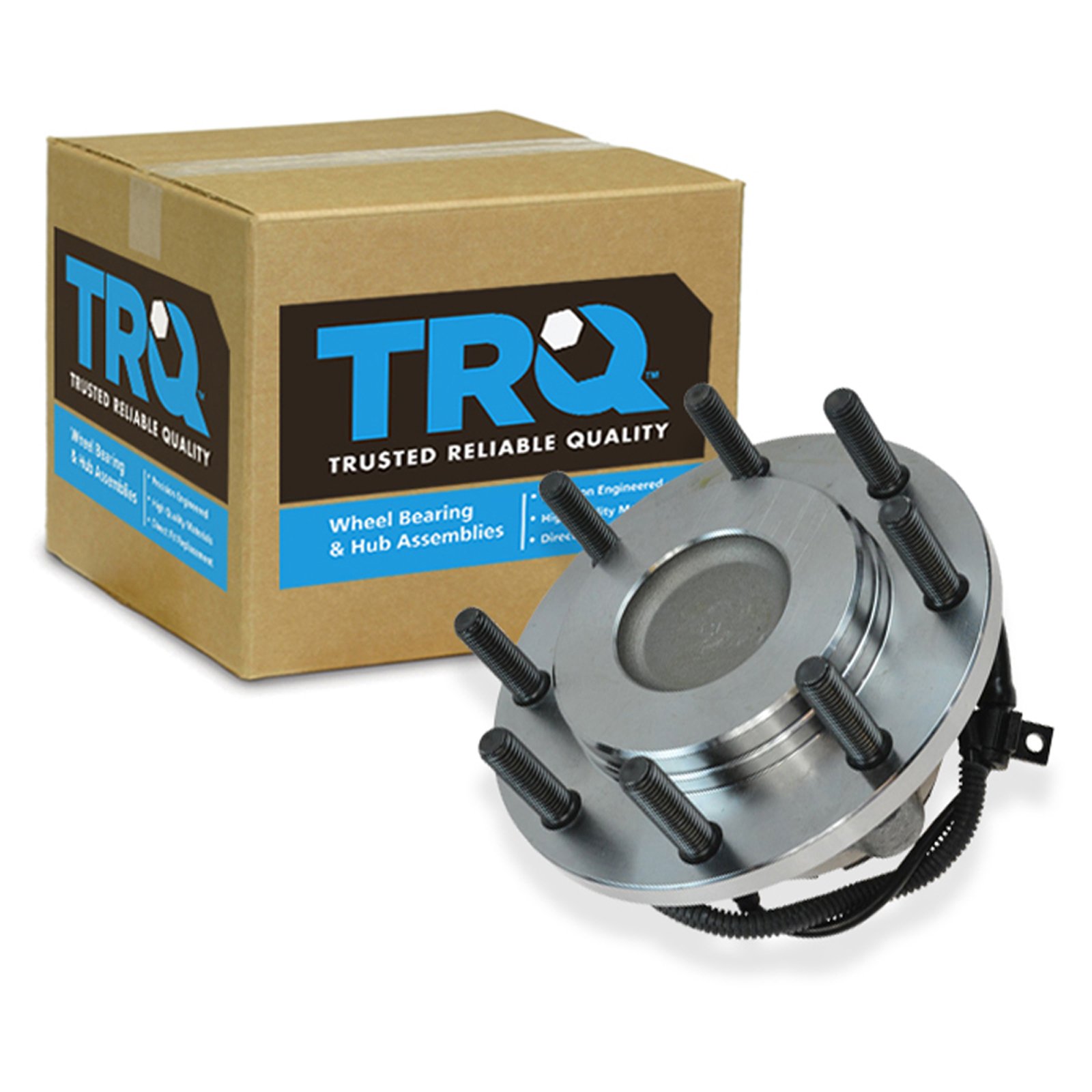 TRQ Wheel Bearing & Hub Assembly Front LH or RH for 99-04 Ford Super Duty 2WD