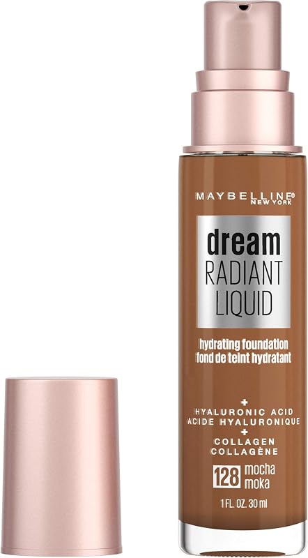 Dream Radiant Liquid Medium Coverage Hydrating Makeup, Lightweight Liquid Foundation, Mocha, 1 Fl; Oz