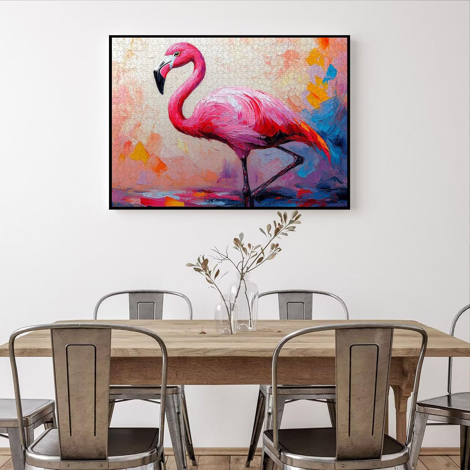 Puzzle 1500 Pezzi Flamingo Puzzle Adulti, Gioco Educativo, n-334 | Jigsaw Puzzles astratto, Impossibile Difficile Sfida, Classici Gioco Familiare, Giochi Divertenti, Idee Regalo