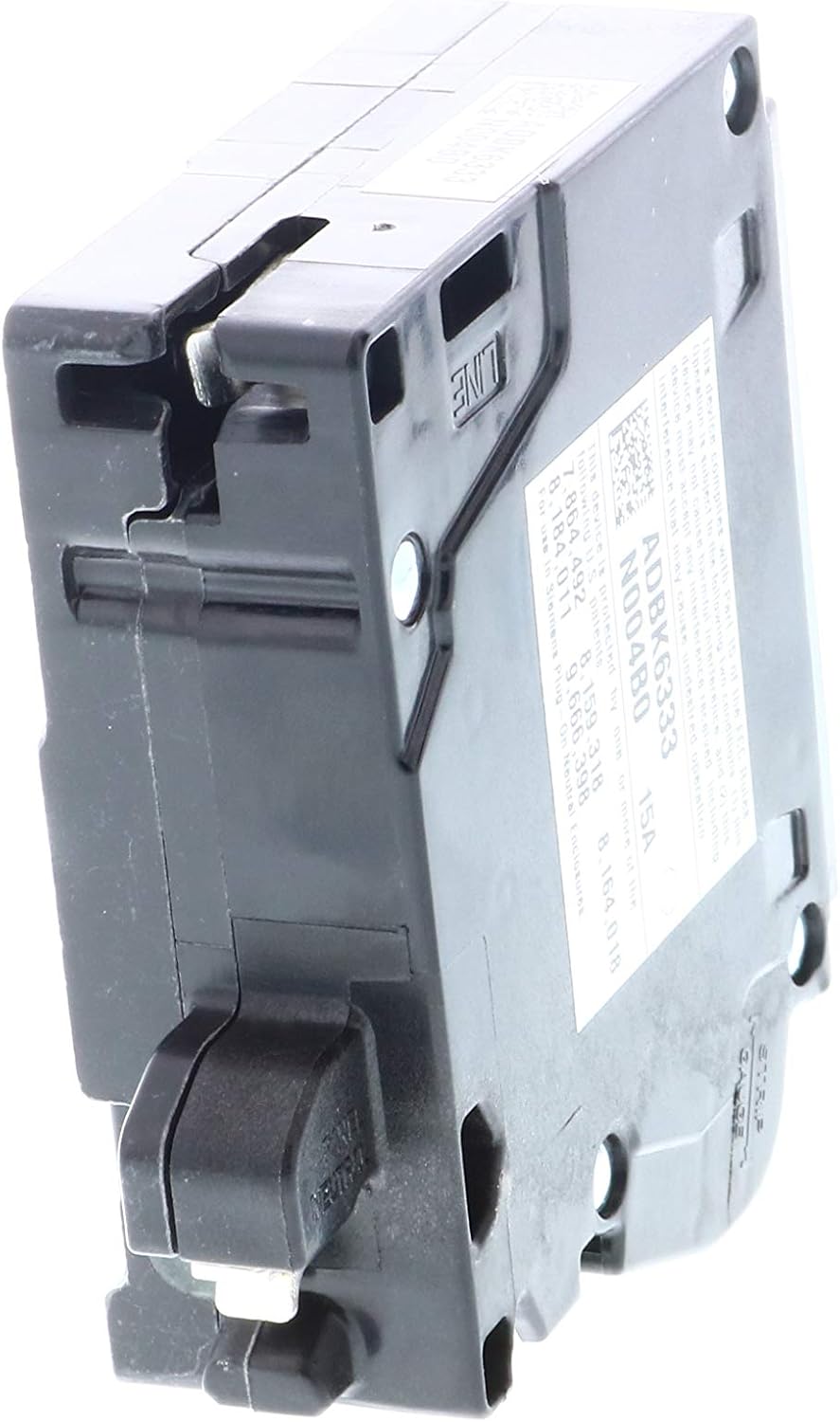 Siemens QA115AFCN 15 Amp 1-Pole Combination Type AFCI Plug-On Neutral Circuit Breaker, Black - - 