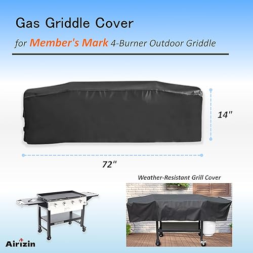 Miniatura 2 de Repuesto de cubierta de plancha premium para plancha de gas para exteriores de 4 quemadores Member's Mark, para miembros Mark de 36 pulgadas,