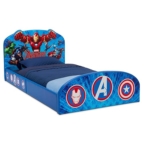 Miniatura 43 de Delta Children Marvel Spider Man - Cama individual tapizada, color rojo y azul Marvel Spider-Man,Azul,Los Vengadores de Marvel,Minnie Mouse,Paw