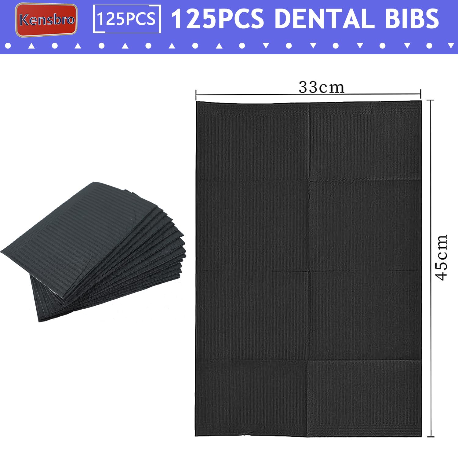 Bavaglini Dentali, Tovaglia Monouso Tatuaggio, Tampone per Tatuaggi, Bavaglini Dentali 125 Pezzi, Bavaglini Dentali Usa e Getta, Tovagliette Idrorepellenti Tattoo a 3 Strati, 45 x 33 cm
