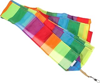 Rainbow Kite Tail Kite Tail Tail Accessories Fiber Cloth Rainbow Kite Tube Tail