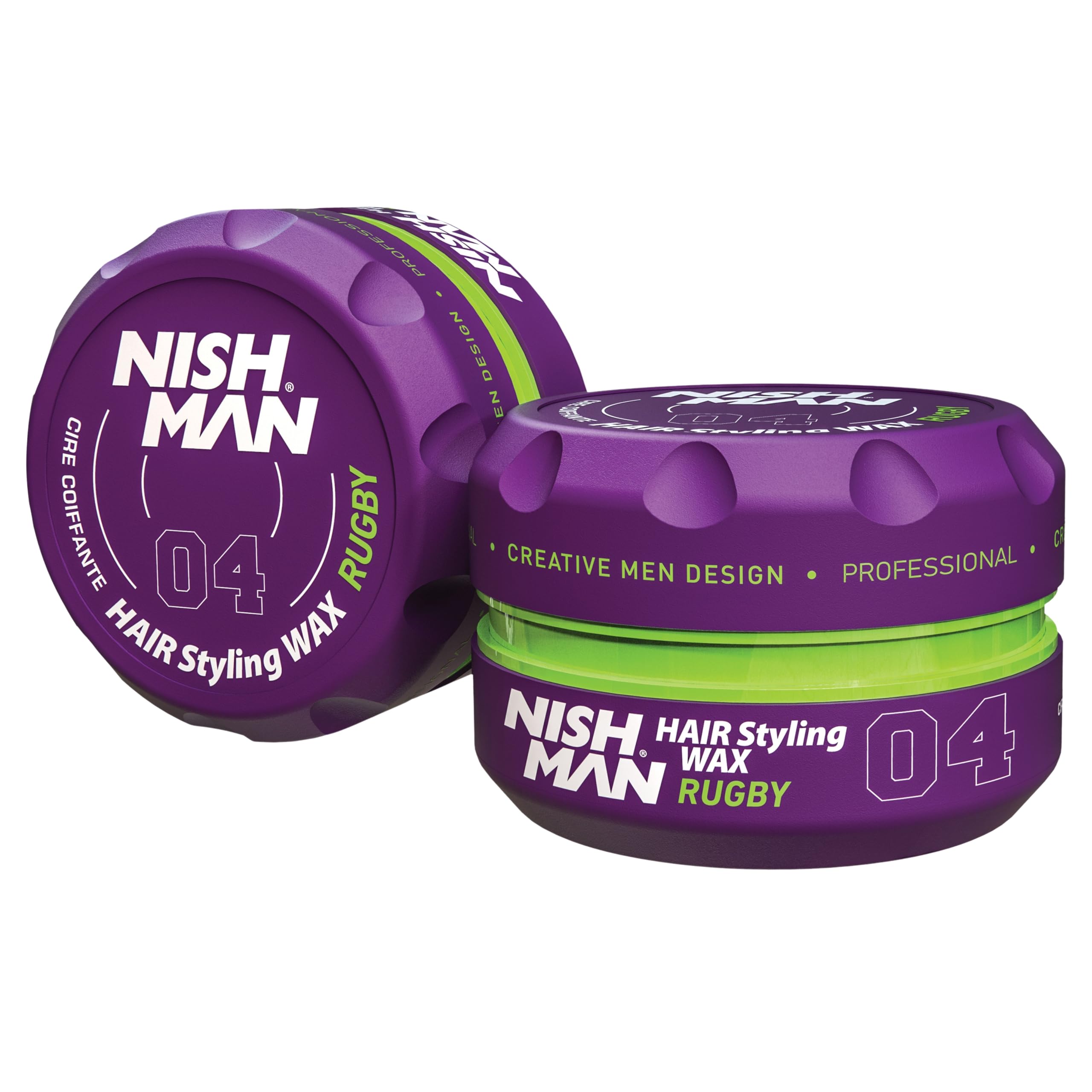nishman Hair Styling Gel Wax Series 150ml (Pack of 1, 04 Rugby)