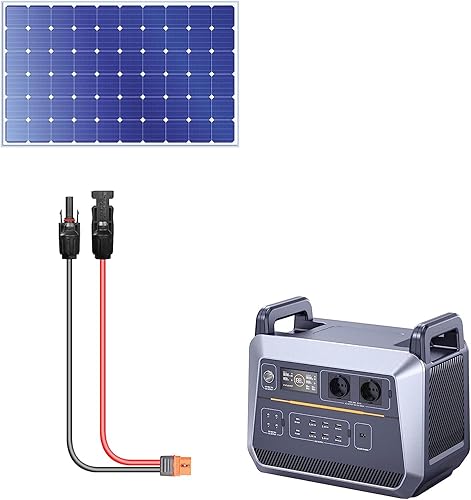 Miniatura 4 de CERRXIAN Conector de panel solar de 16.4 pies16.4 ft 12AWG a XT60i Cable de alimentación de panel solar hembra para panel solar, estación de energía