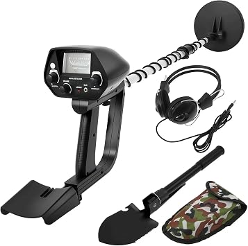 Metal Detector for Adults & Kids, Kids Metal Detector, Waterproof Metal Detectors with High Accuracy, 6.5" Search Coil IP68 Waterproof, All Metal & Disc Modes for Coin & Gold Detection by Beginners
