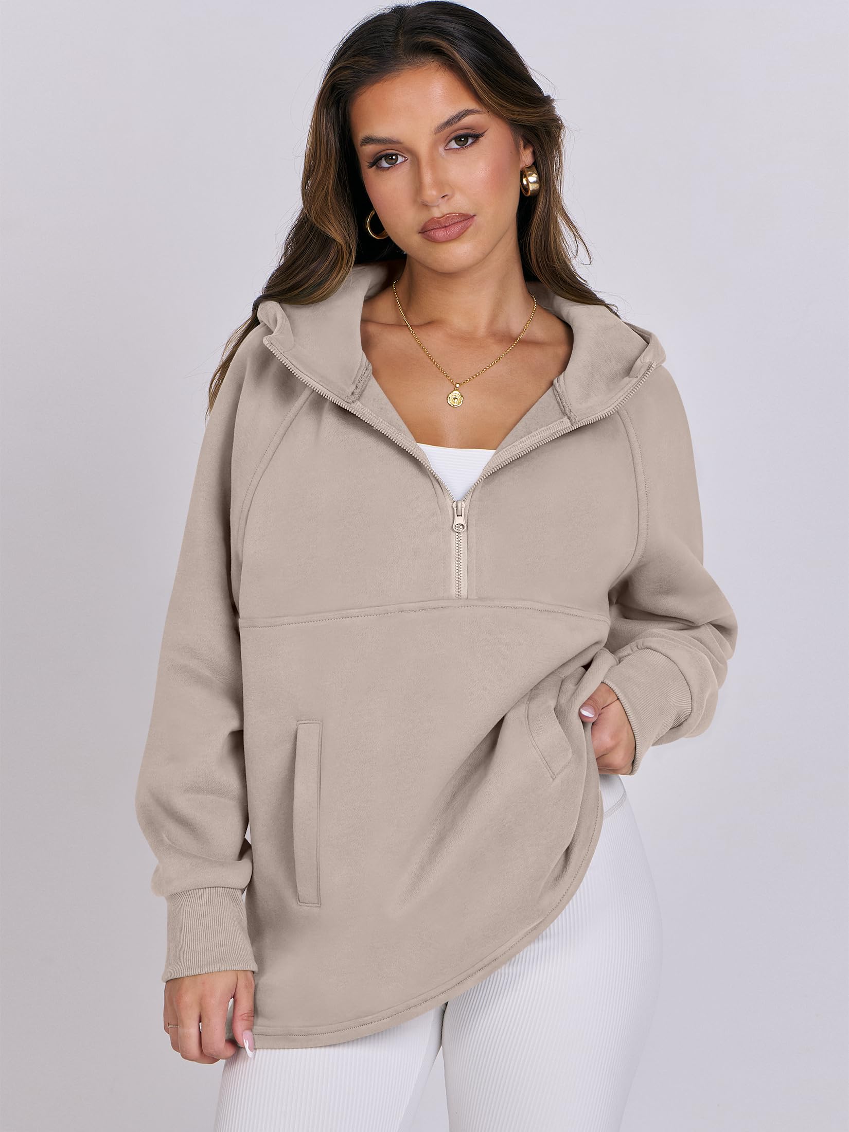 Damskie bluzy z kapturem z zamkiem błyskawicznym oversize bluzy polarowe z długim rękawem swetry z kieszenią 2024 nastolatki ubrania preppy