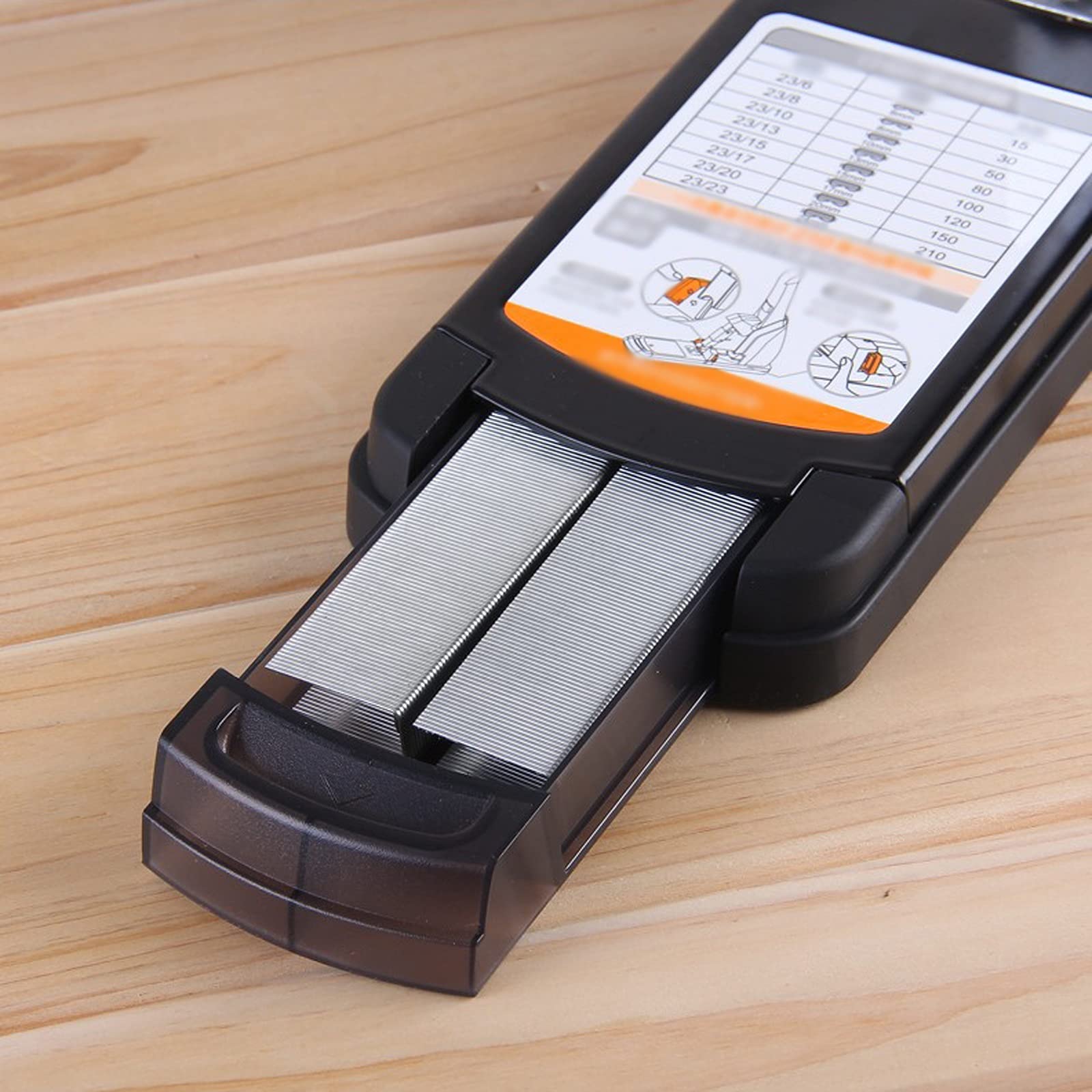 Liudan Heftgerät Heavy Duty Hefter Desktop Hefter 210 Blatt Große Kapazität Büro Hefter Heavy Duty Machinery Paper Heft Black Büroheftgerät
