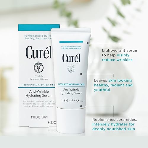 Miniatura 4 de Curel Japanese Skin Care, Anti-Wrinkle Hydrating Serum, Lightweight Serum, Fragrance Free & Colorant Free, For Sensitive Skin, 1.3 Oz