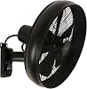 LUCCI AIR BK Wall fan (Ø) 410 mm Housing color (details): black
